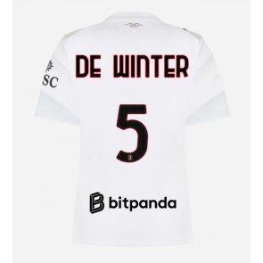 AC Milan Koni De Winter #5 Gostujuci Dres za Ženska 2026-27 Kratak Rukavima